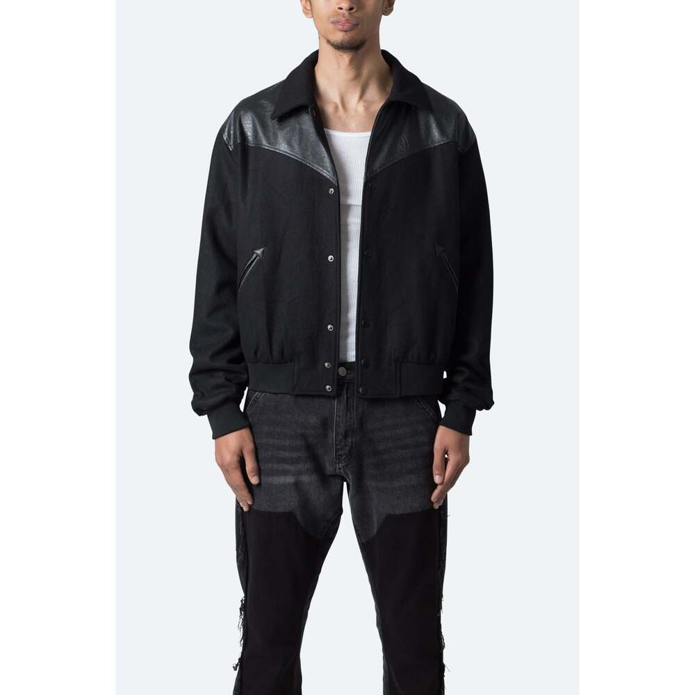 mnml Cowboy Jacket - Black/Black Size LBlack/Black / L